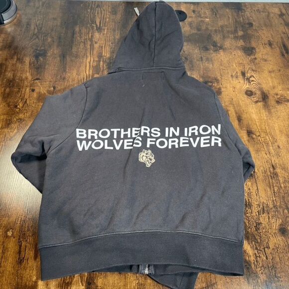 Brothers In Iron Wolves Forever Size Small "THEN.NOW.FOREVER" 586 of 1000 - Picture 2 of 6